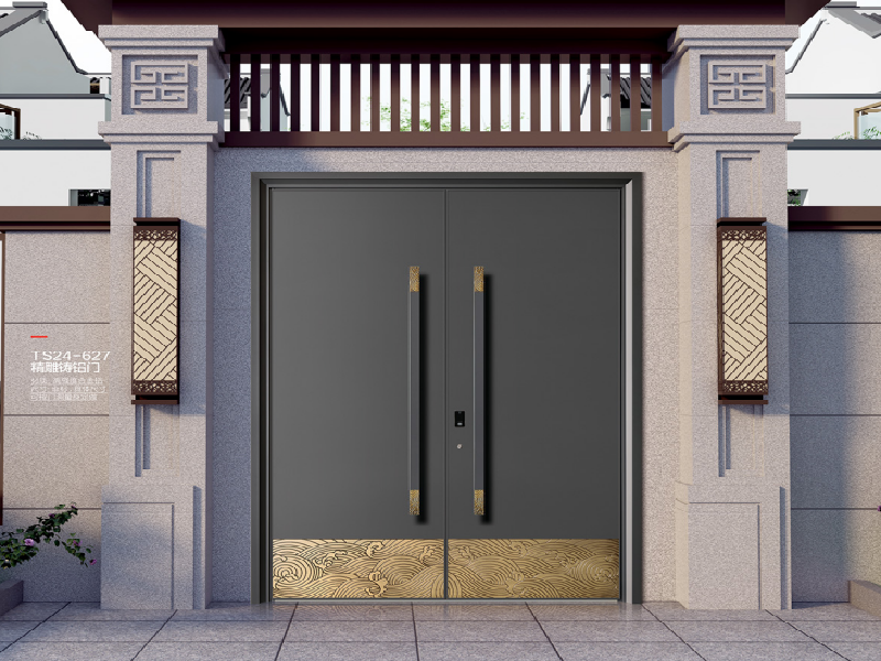 精雕鑄鋁門